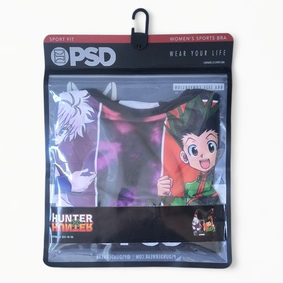 PSD Other - PSD Hunter x Hunter Gon Killua Split Sports Bra